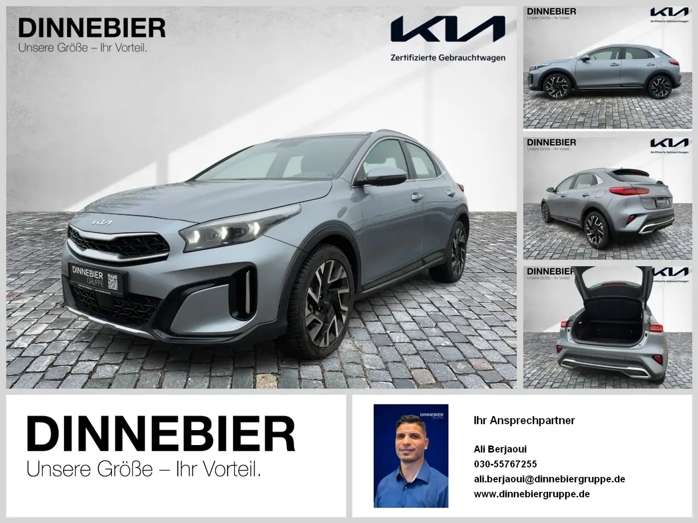 Kia XCeed Spirit 1.5T LED+Kamera+Navigation+SHZ Argent - 1