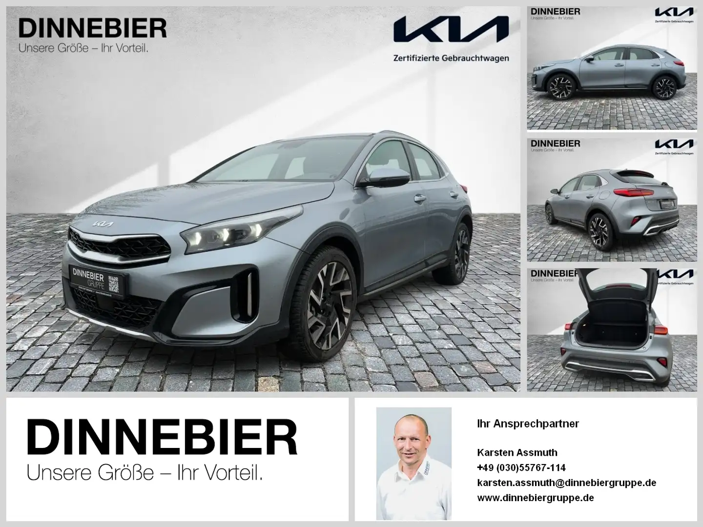 Kia XCeed Spirit 1.5T LED+Kamera+Navigation+SHZ Plateado - 1