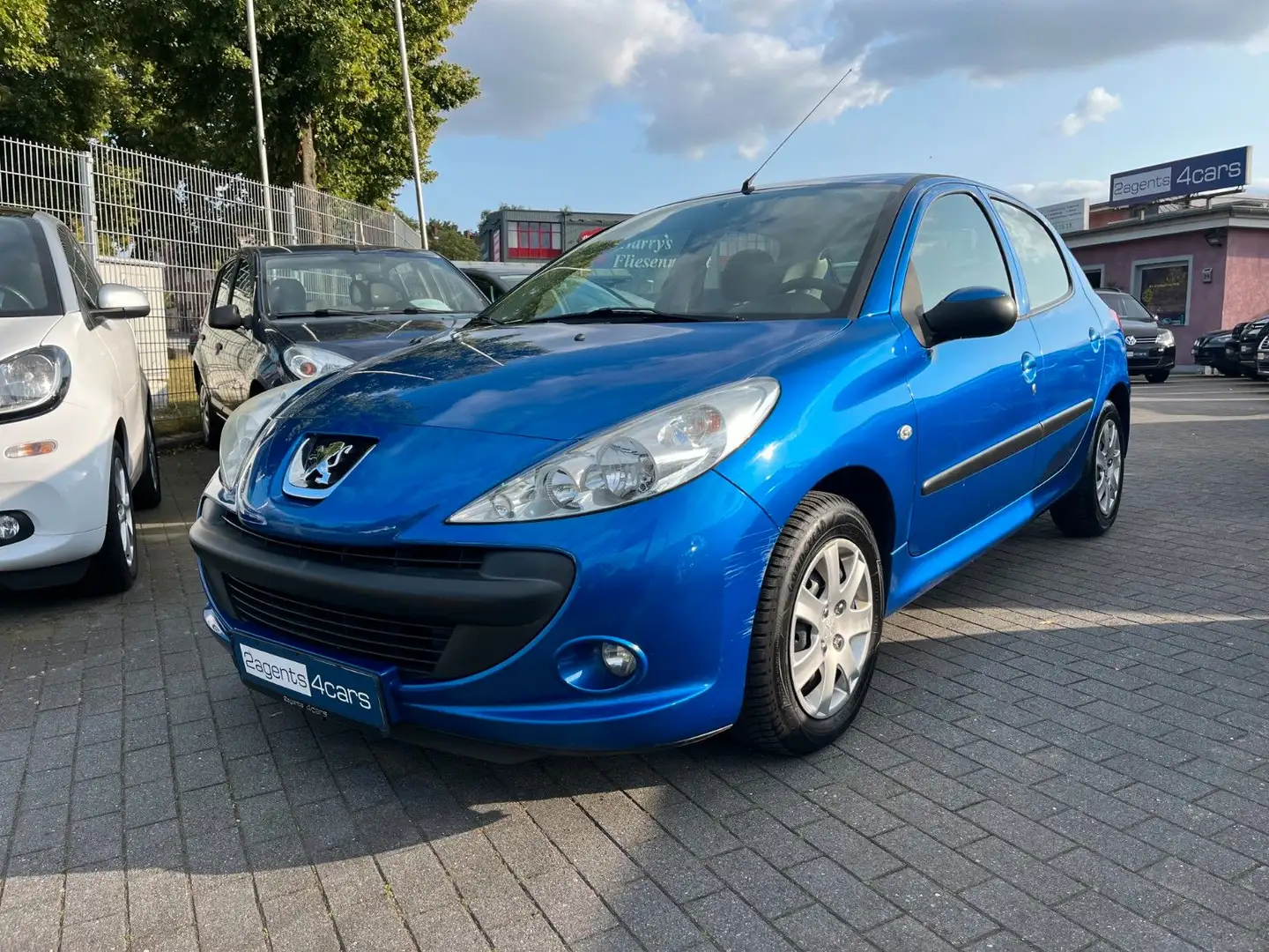 Peugeot 206 + Basis°Garantie°Klima°AHK°HU neu°Euro5°ZV° Blau - 1