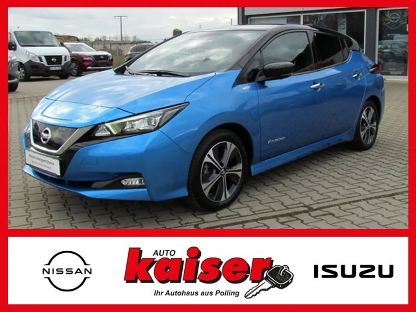 Nissan Leaf 40 kWh N-Connecta *LED-Scheinwerfer, Winter-Paket* Modrá - 1