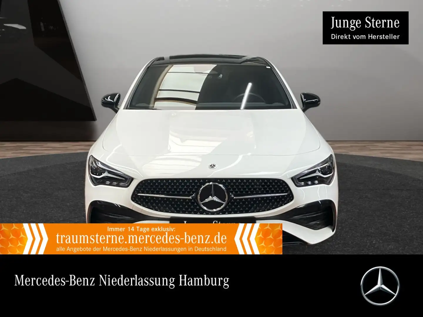 Mercedes-Benz CLA 200 AMG+NIGHT+PANO+AHK+LED+KAMERA+KEYLESS+7G Weiß - 1