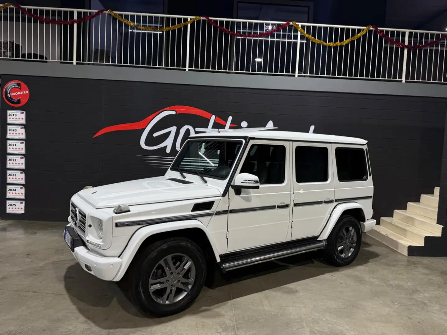 Mercedes-Benz G 350 G350 WHITE ADBLUE TETTO GANCIO RAFF RISC SEDILI Blanc - 2