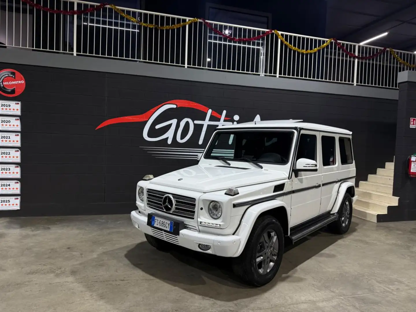 Mercedes-Benz G 350 G350 WHITE ADBLUE TETTO GANCIO RAFF RISC SEDILI Blanc - 1