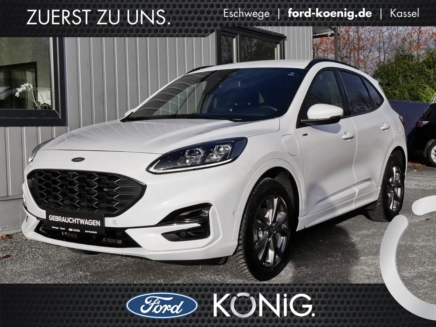 Ford Kuga ST-Line X Plug-in-Hybrid ACC+Winter-Pkt+B&O Klima Weiß - 1