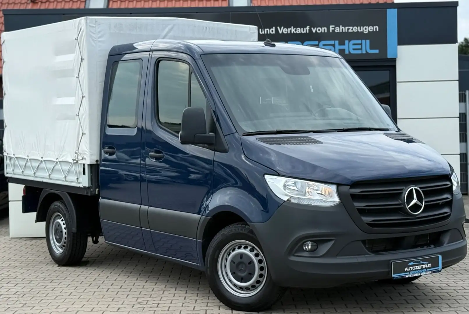 Mercedes-Benz Sprinter Pritsche DOKA/-6-Sitzer-Automatik-SHZ-1H Blue - 1