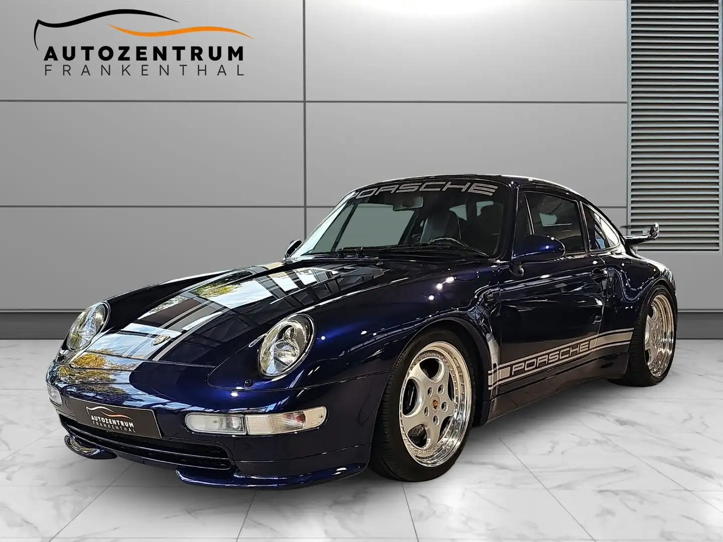 Porsche 993 C2 Coupe Manuell BRD Nur 34TKM GARANTIE Blau - 1