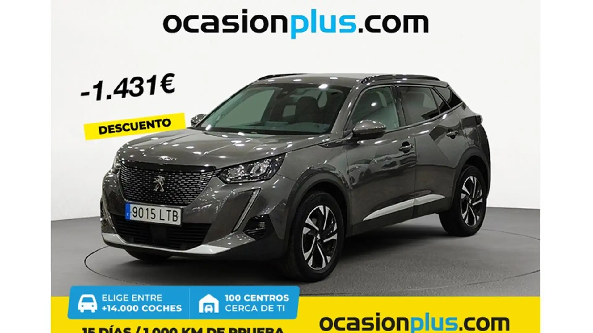 Peugeot 2008 1.2 PureTech S&S Allure Pack EAT8 130 Gris - 1