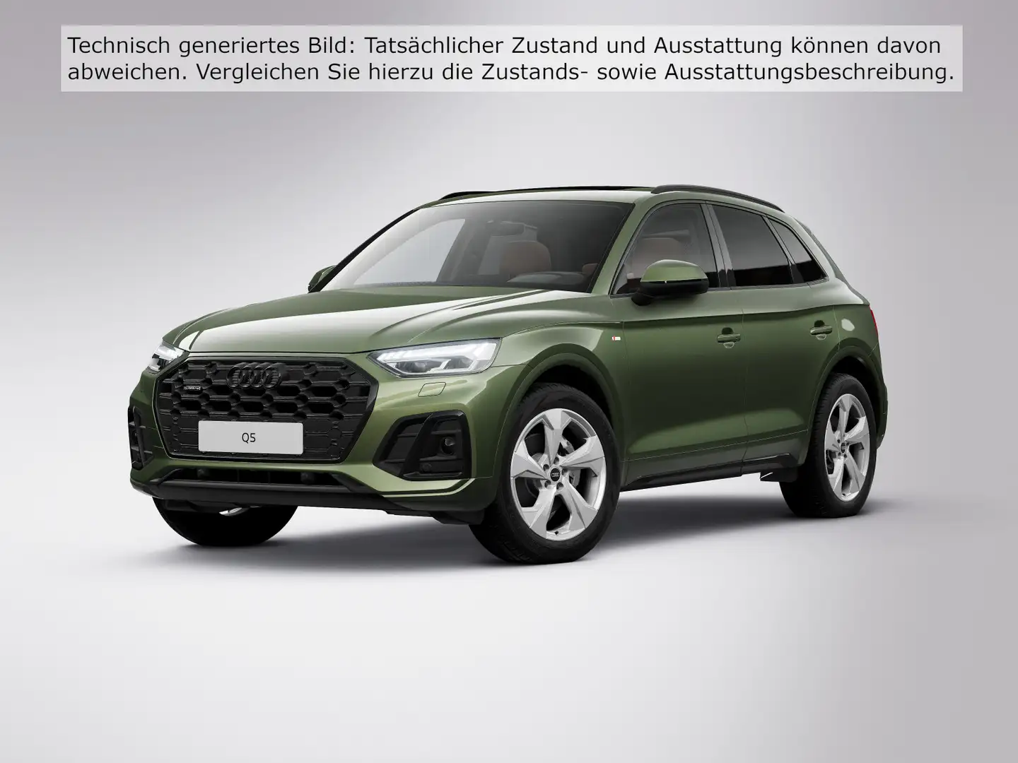 Audi Q5 40 TDI S line quattro Matrix Pano B&O Leder Grün - 2