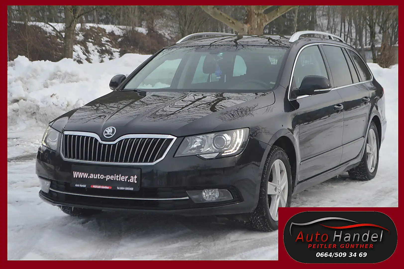 Skoda Superb Combi 2,0 TDI+AHK+XENON+NAVI+SHZ+ Schwarz - 1