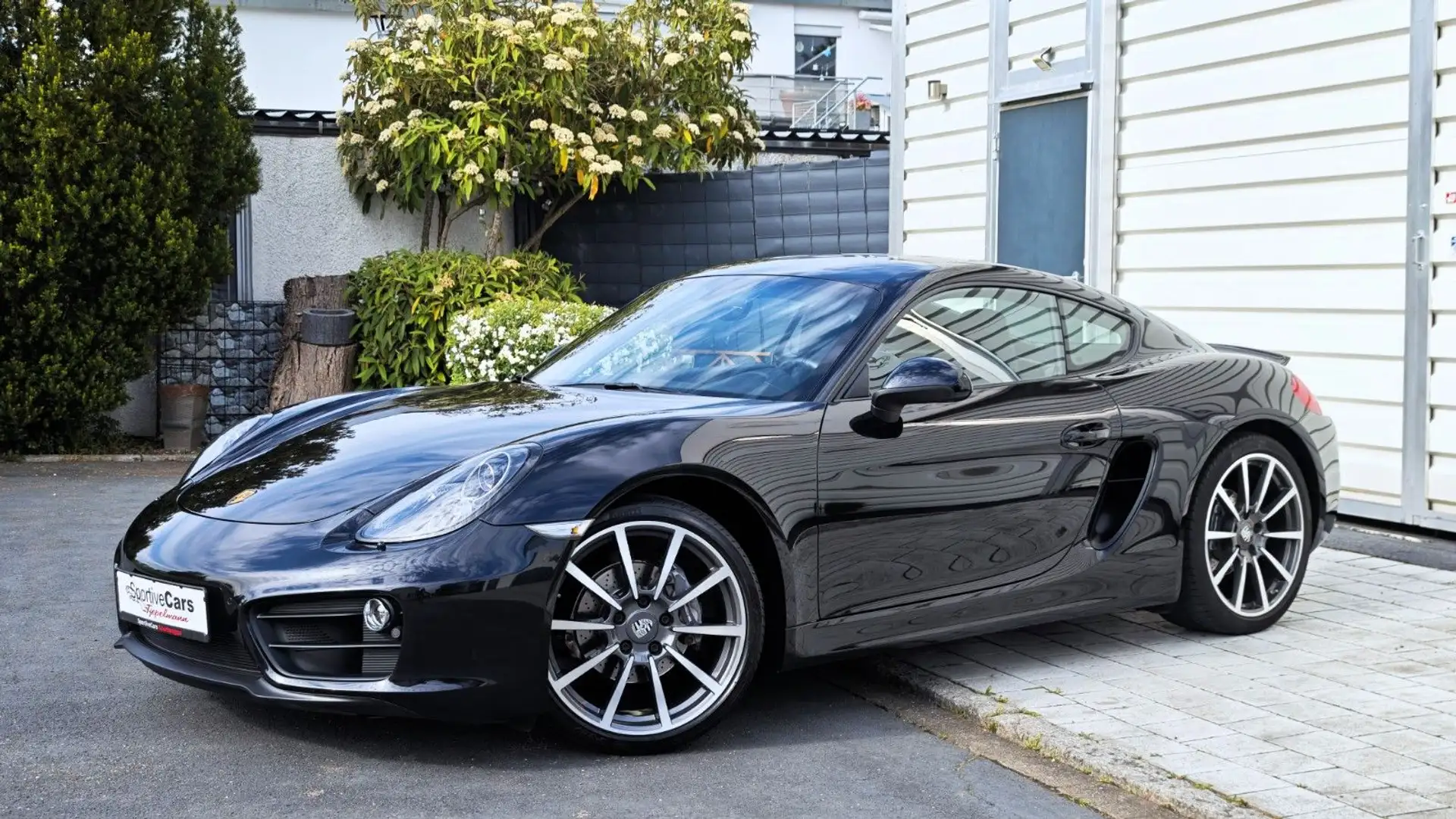 Porsche Cayman 981 Black Edition PDK 20" eSitze 38tkm !! Zwart - 1