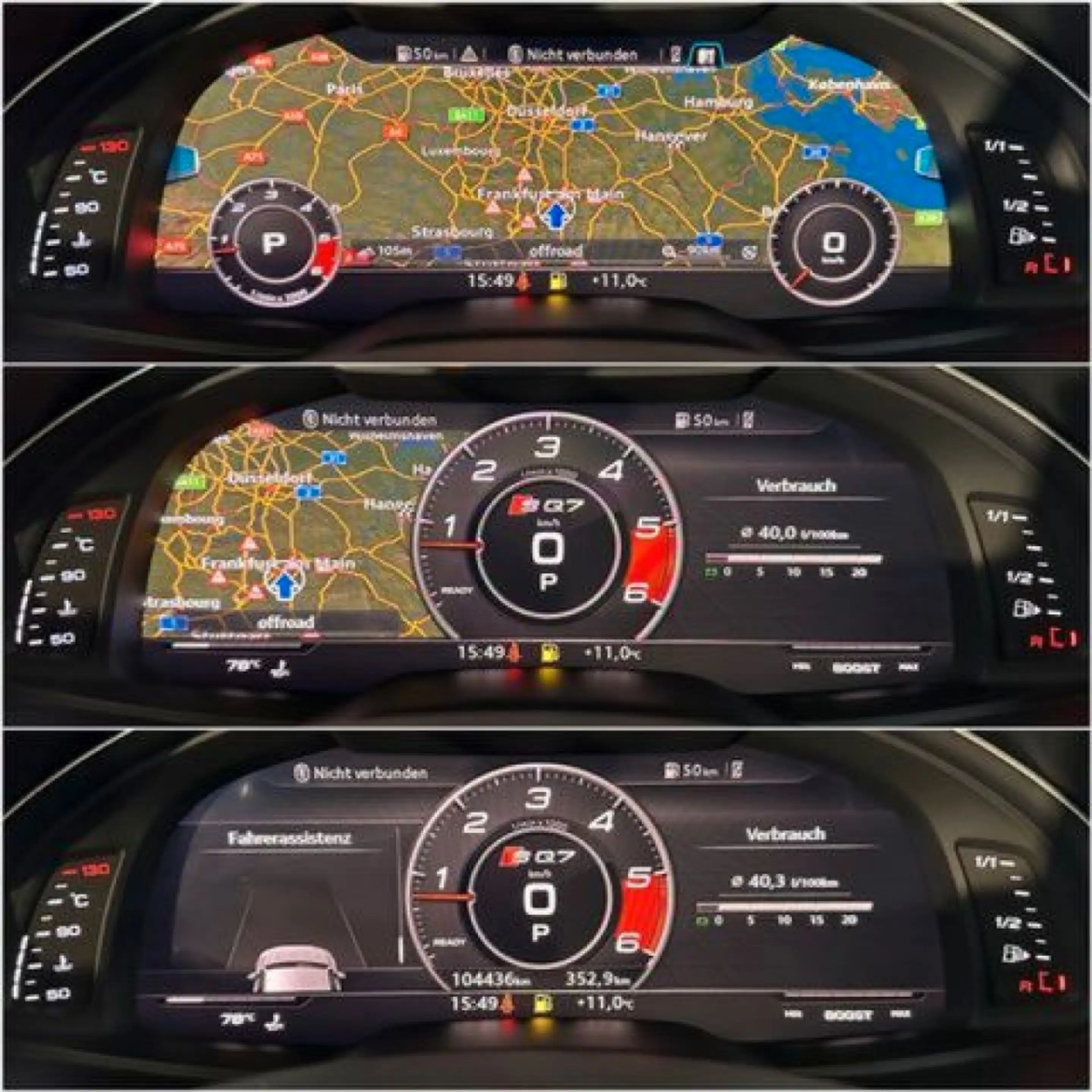 Audi SQ7 4.0TDI QU OPTK*STHZ*SBLF*MSG*KAM*MTRX*VIR*22 — photo 14