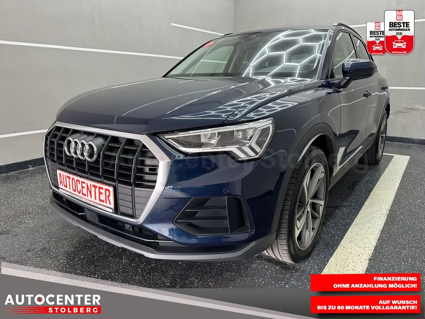 Audi Q3 35 TFSI basis "NAVI-SITZH-KLIMA-CAM-PDC-ALU" Blau - 1