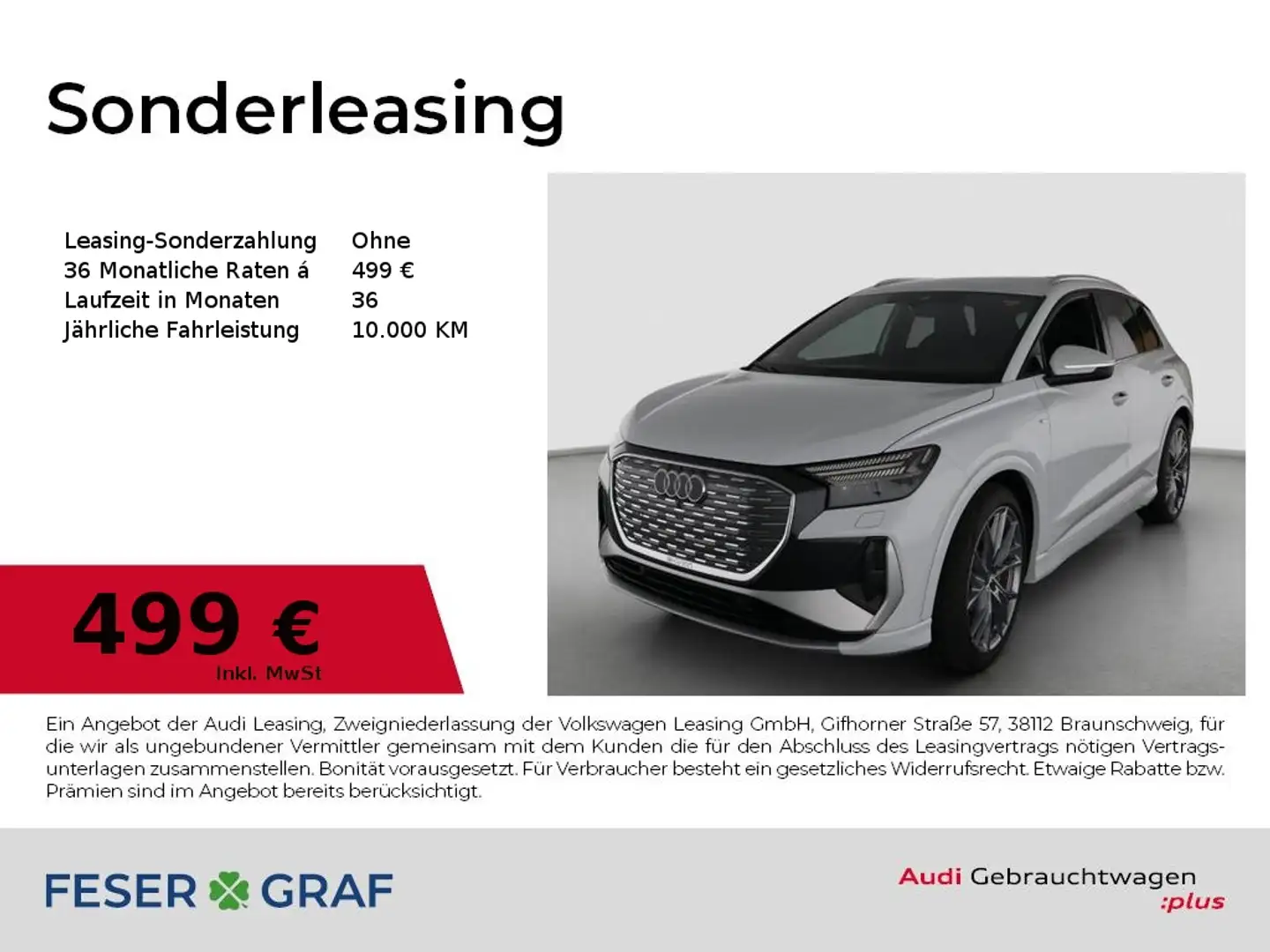 Audi Q4 e-tron 55 e-tron quattro AHK/NAVI/MATRIX Wit - 1