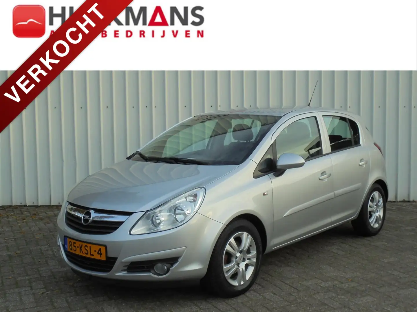 Opel Corsa 1.4 16V 5DRS AUTOMAAT 1e EIG NL-AUTO 75.841 KM !!! Grijs - 1
