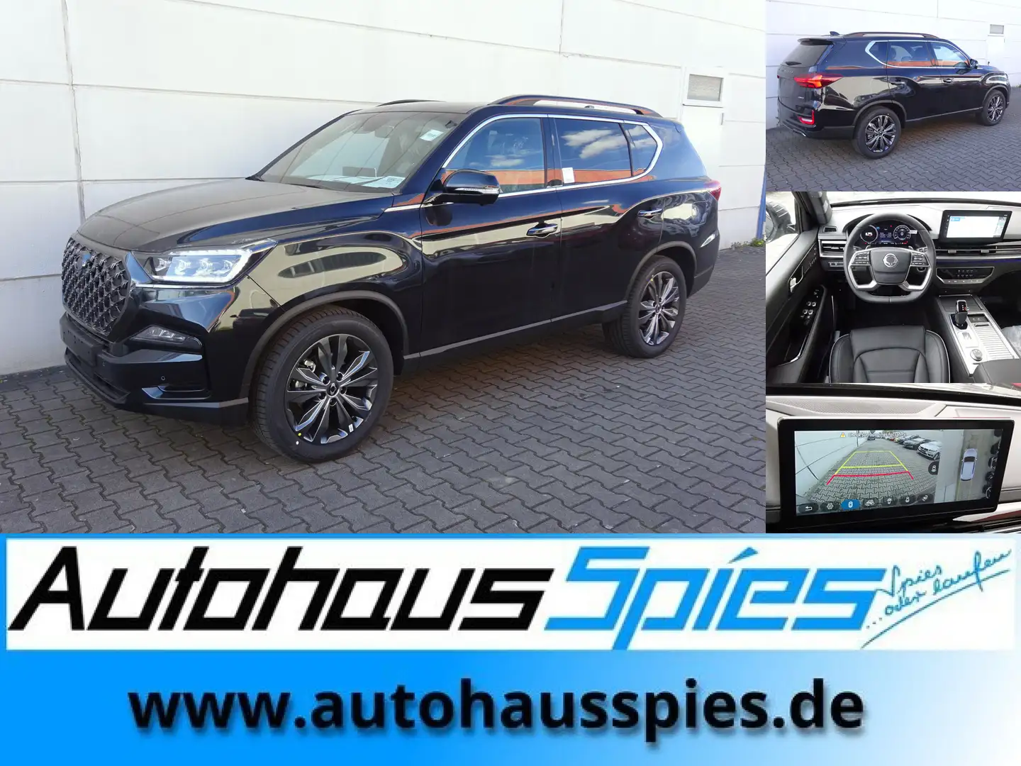 SsangYong Rexton 2,2 E-XDI 4WD 8AT MY23 Blackline 5S Alu20 GSD ACC Schwarz - 1