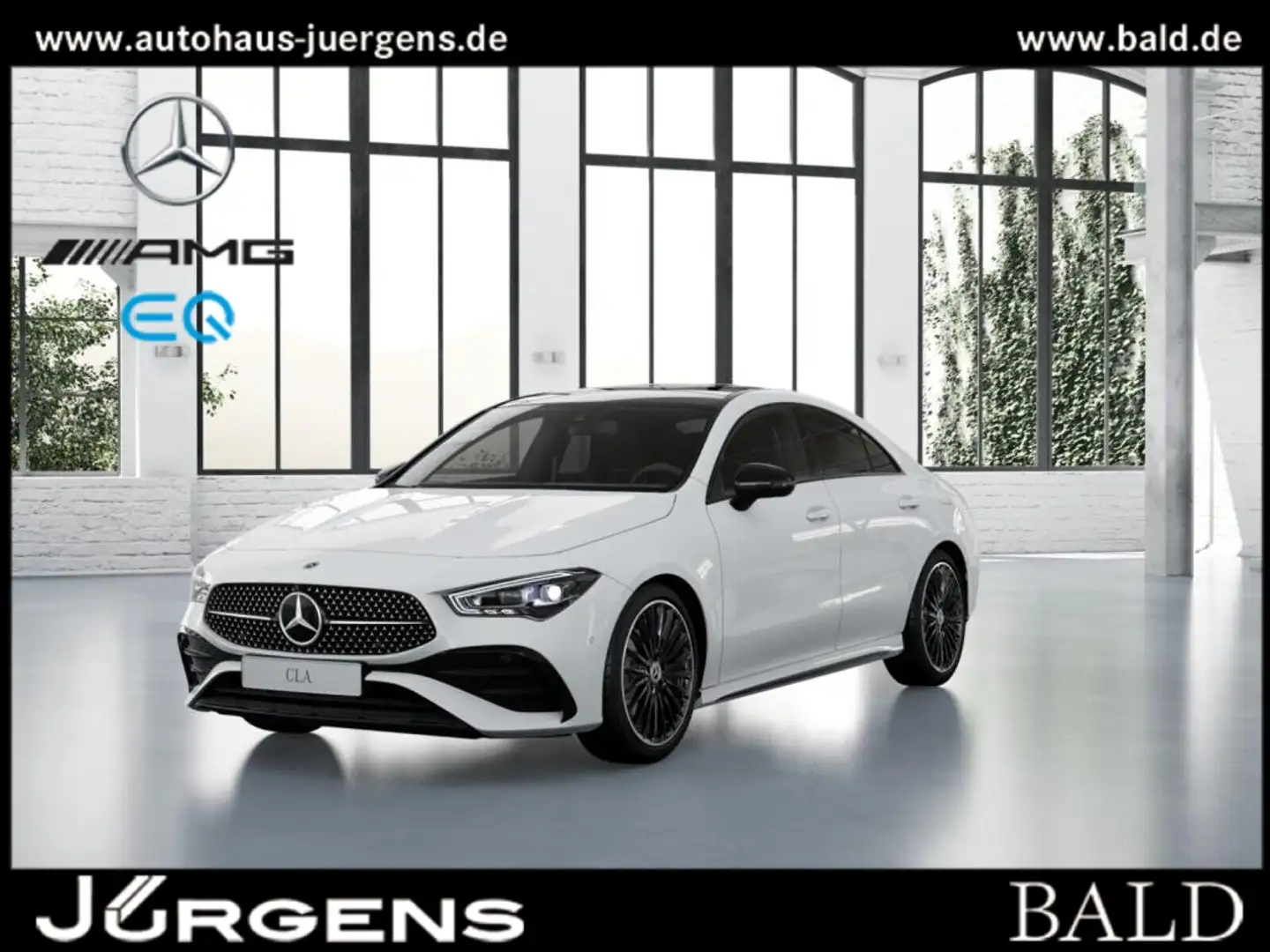 Mercedes-Benz CLA 180 Coupé AMG-Sport+Pano+MLB+Night+Ambiente Weiß - 1