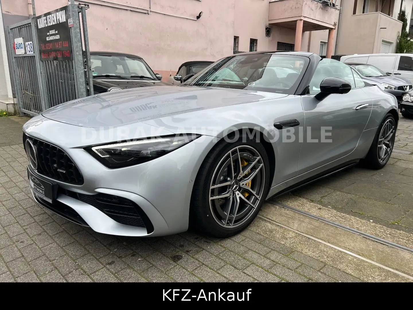 Mercedes-Benz SL 43 AMG Burmester, 360°, Massage, Sitzklima, Argintiu - 1