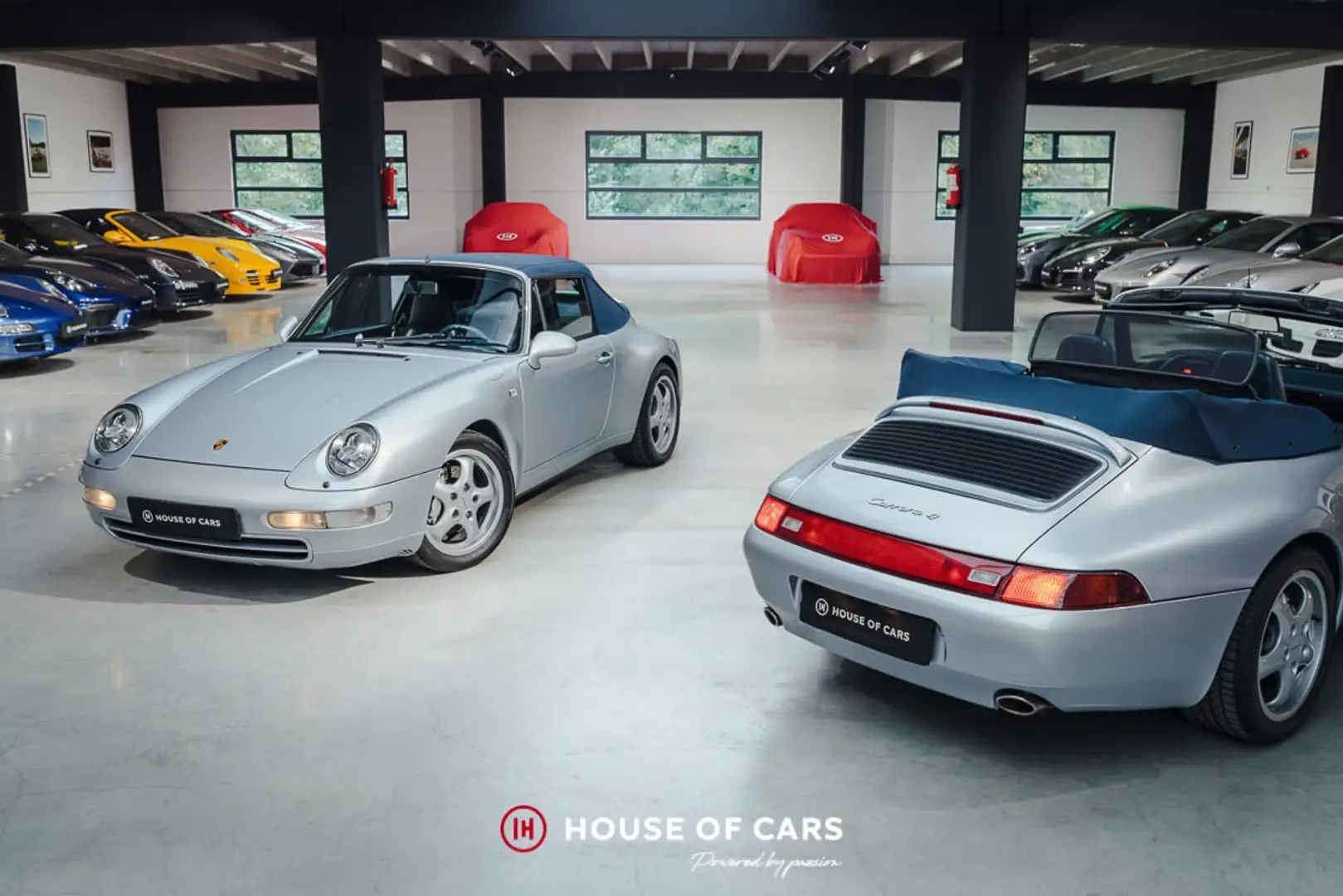 Porsche 993 .1 CARRERA 4 CABRIOLET MANUAL - BELGIAN - 21% VAT Argent - 1