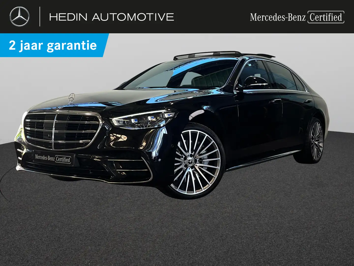 Mercedes-Benz S 580 4MATIC Berline Lang AMG Line | Panoramisch Dak | M Zwart - 1