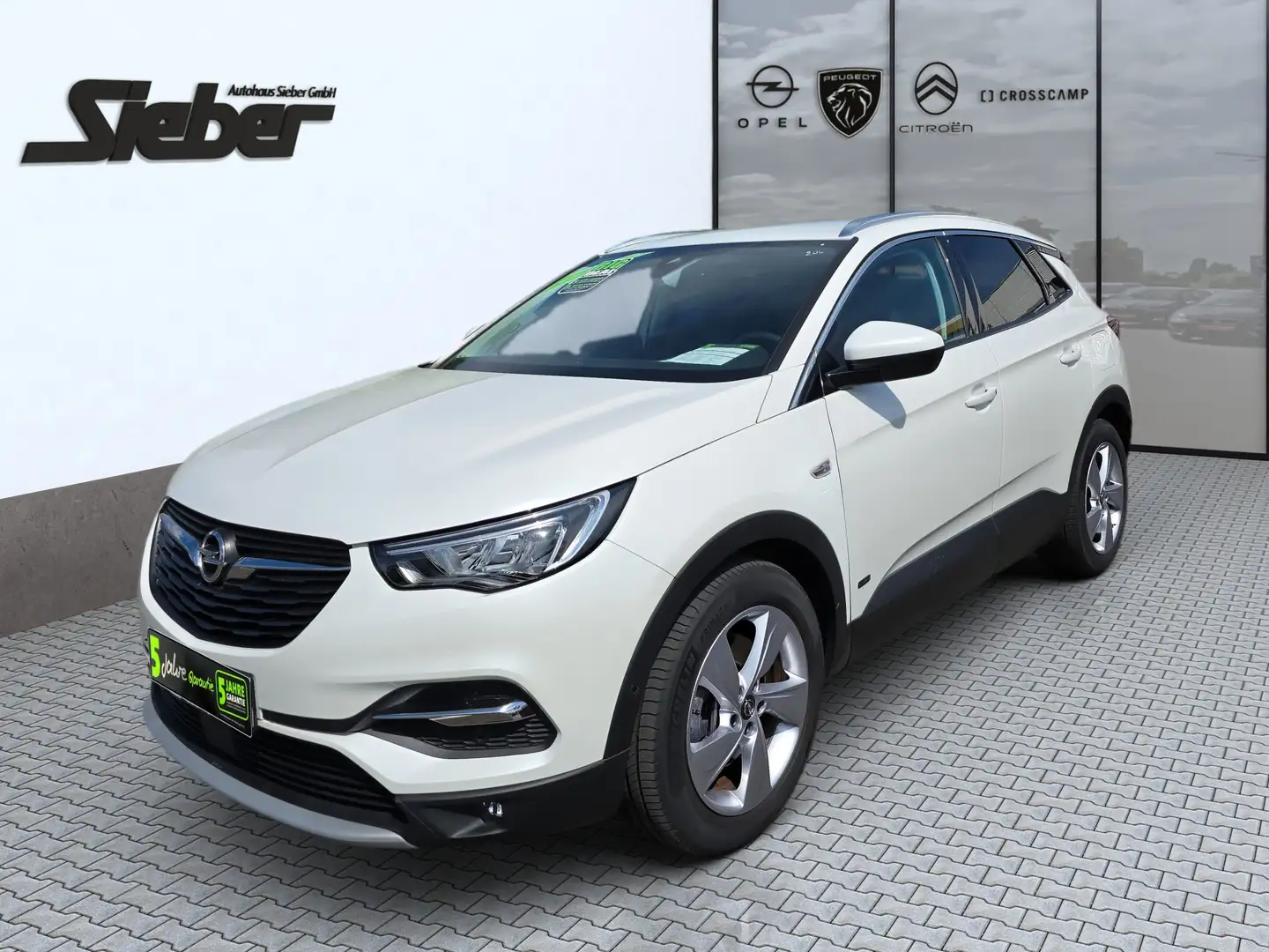 Opel Grandland 1.6 Turbo Elegance Sitzhzg Kamera Navi Wit - 2