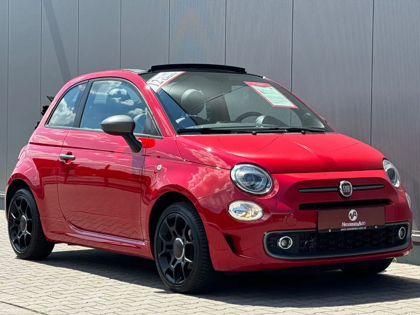 Fiat 500C S Sport Cabrio Klimaaut.Leder DAB PDC TOP! Rot - 2
