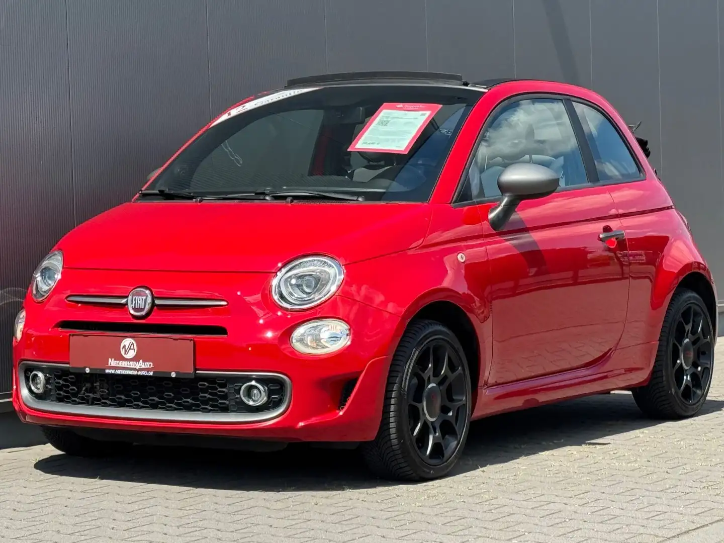 Fiat 500C S Sport Cabrio Klimaaut.Leder DAB PDC TOP! Rot - 1