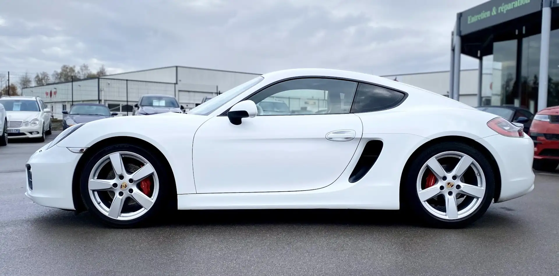 Porsche Cayman S (981) / Flat 6 3.4l 325 CH PDK 7 / Weiß - 2