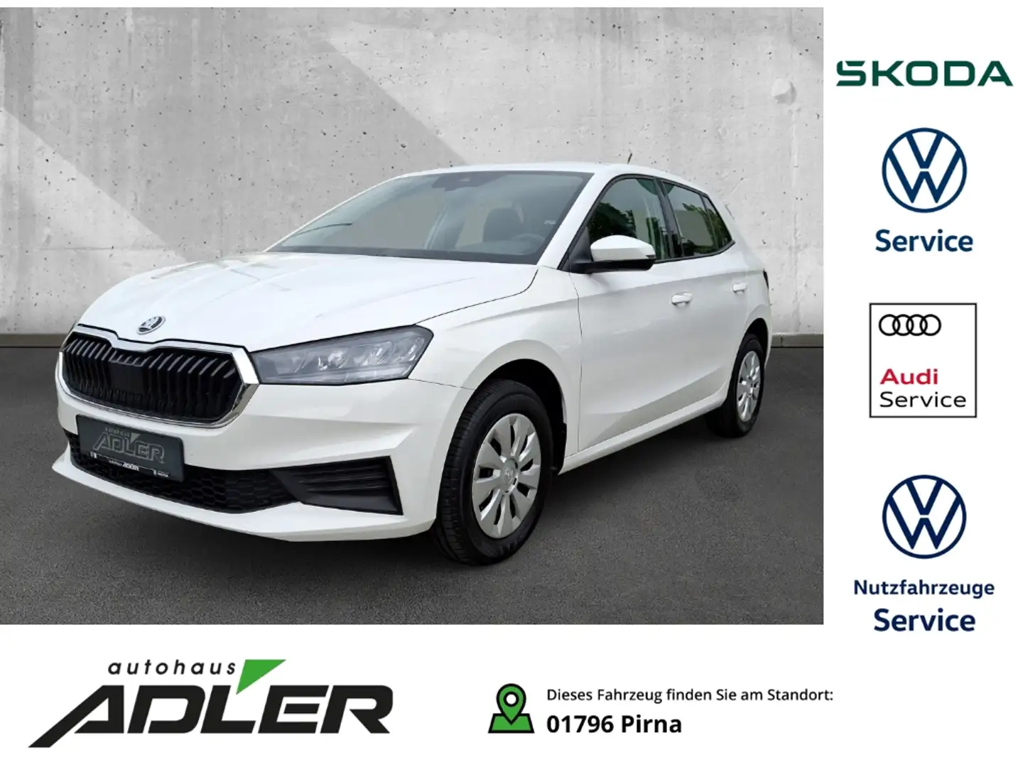 Skoda Fabia Active 1.0 MPI EU6d LED DAB SHZ Bluetooth Bianco - 1