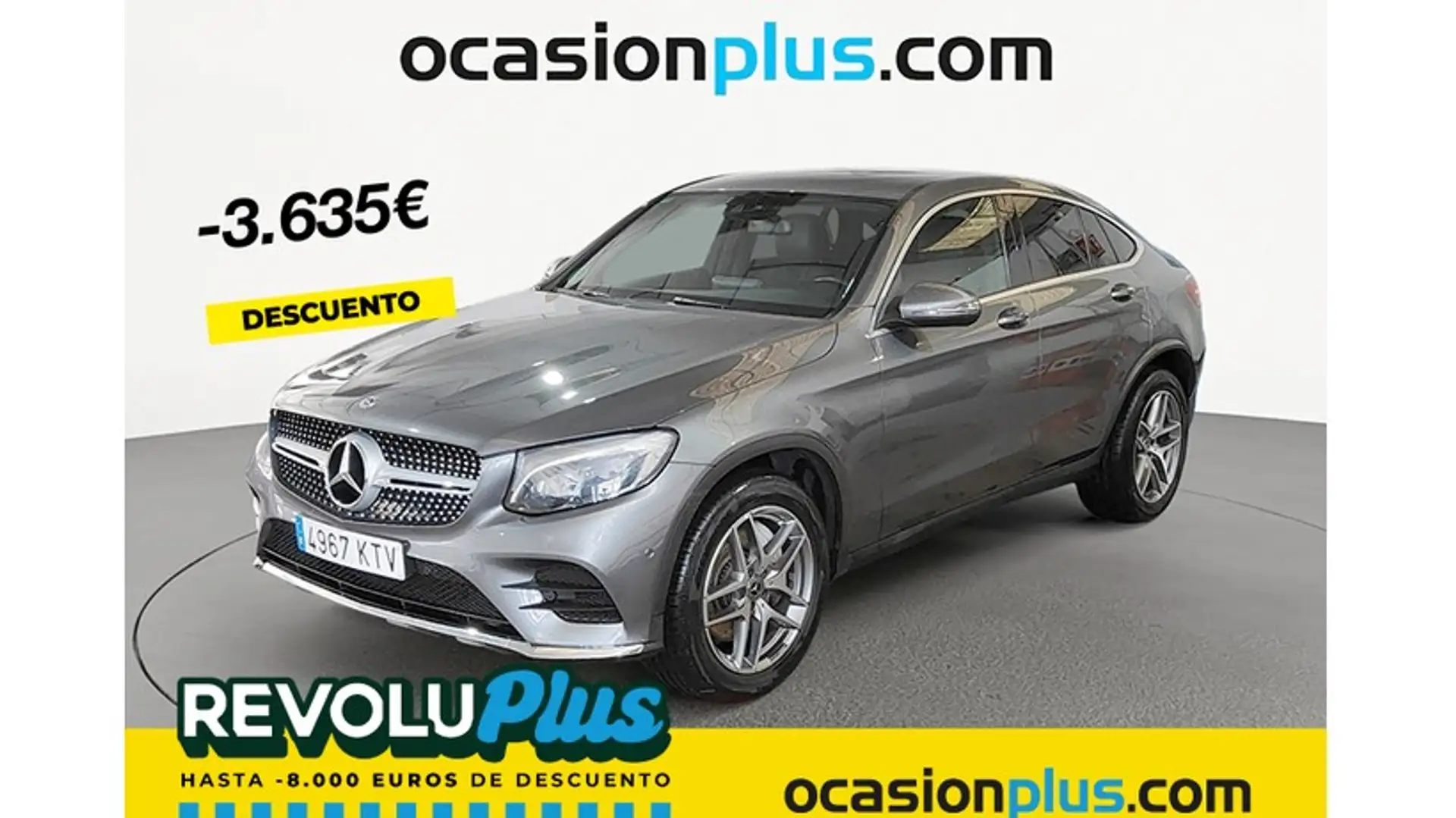 Mercedes-Benz GLC 250 Coupé 250d 4Matic Aut. Gris - 1