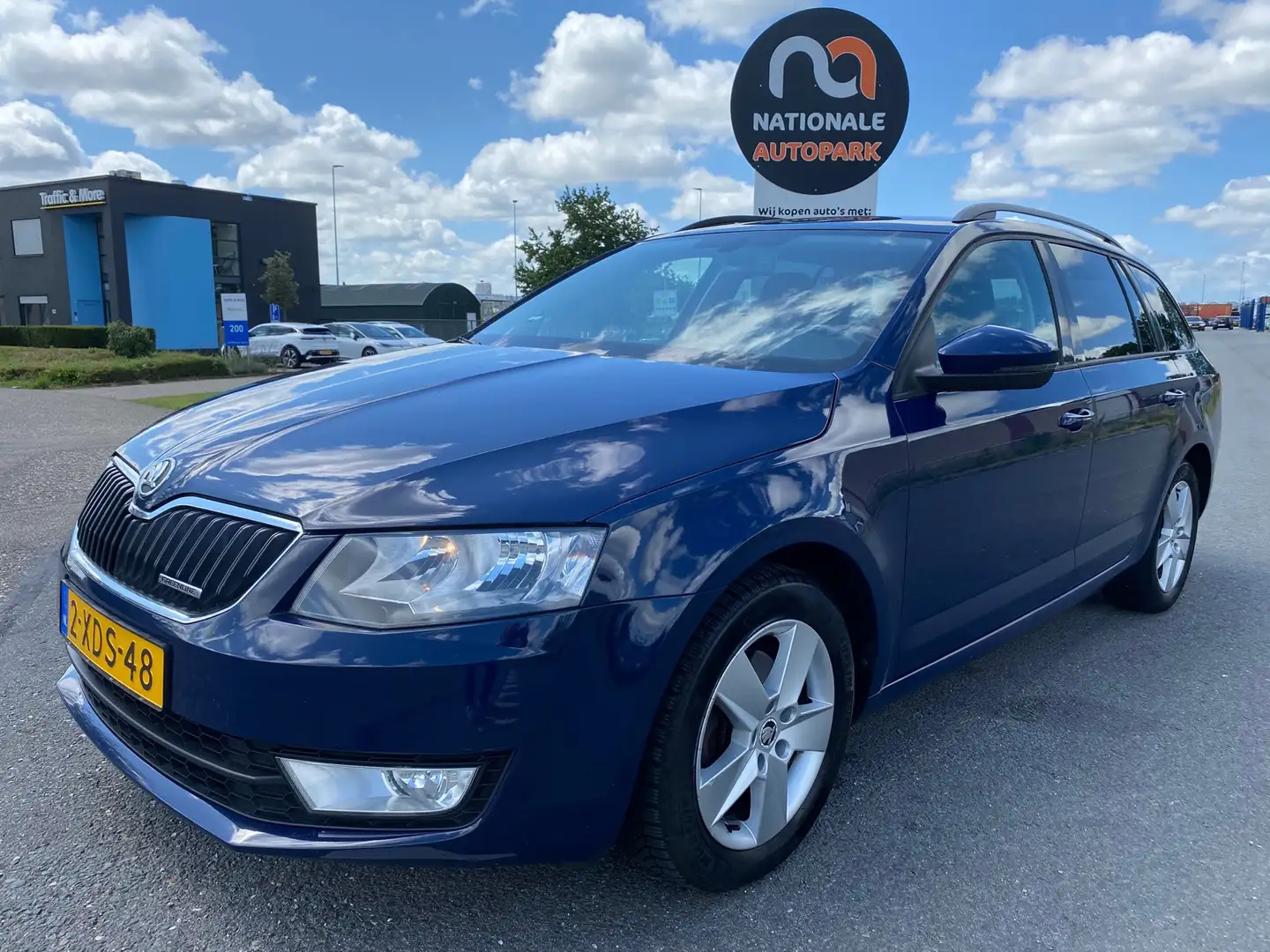 Skoda Octavia Combi 2014 * 1.6 TDI Greenline Businessline * PDC Blauw - 1
