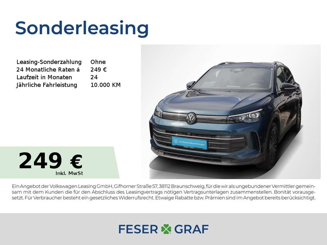 Volkswagen Tiguan — Volkswagen Tiguan 1.5 eTSI Goal DSG ACC AHK LED+ Navi 360°