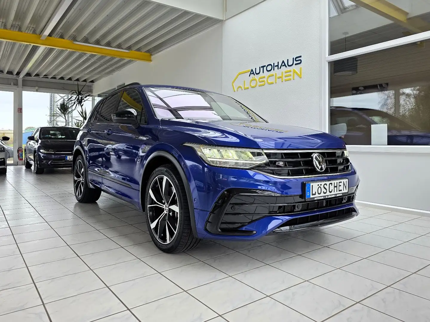 Volkswagen Tiguan R-Line 4Motion Black Style Pano H&K Sound Blau - 1