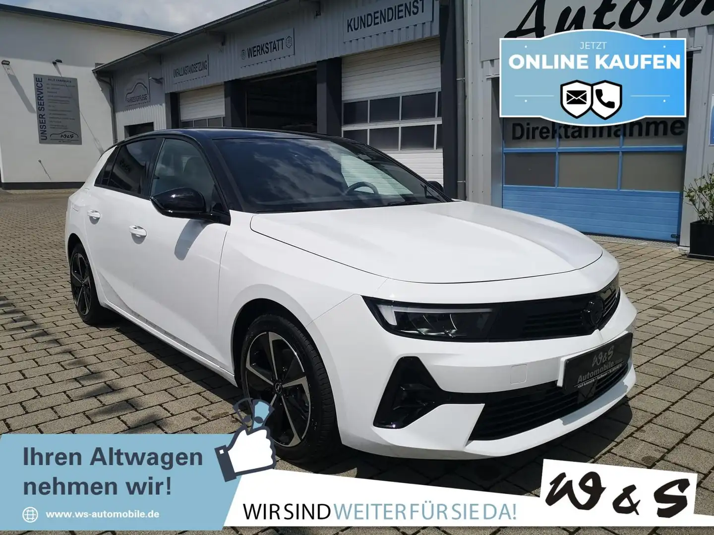 Opel Astra L Lim. 1.2 Turbo Autom. GS Line *360°*LED* Weiß - 1