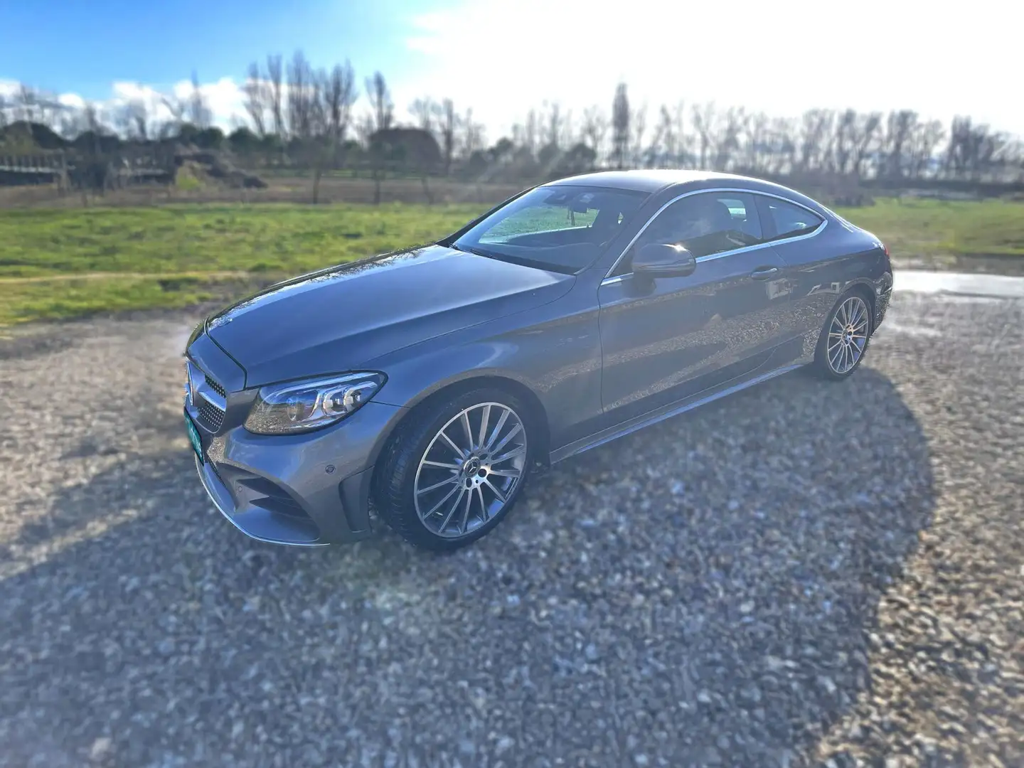 Mercedes-Benz C 220 Coupé d Gris - 2