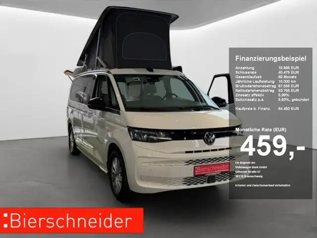 Volkswagen T7 California 2.0 TDI DSG Beach Camper LED NAVI AHK STANDHZG KAM