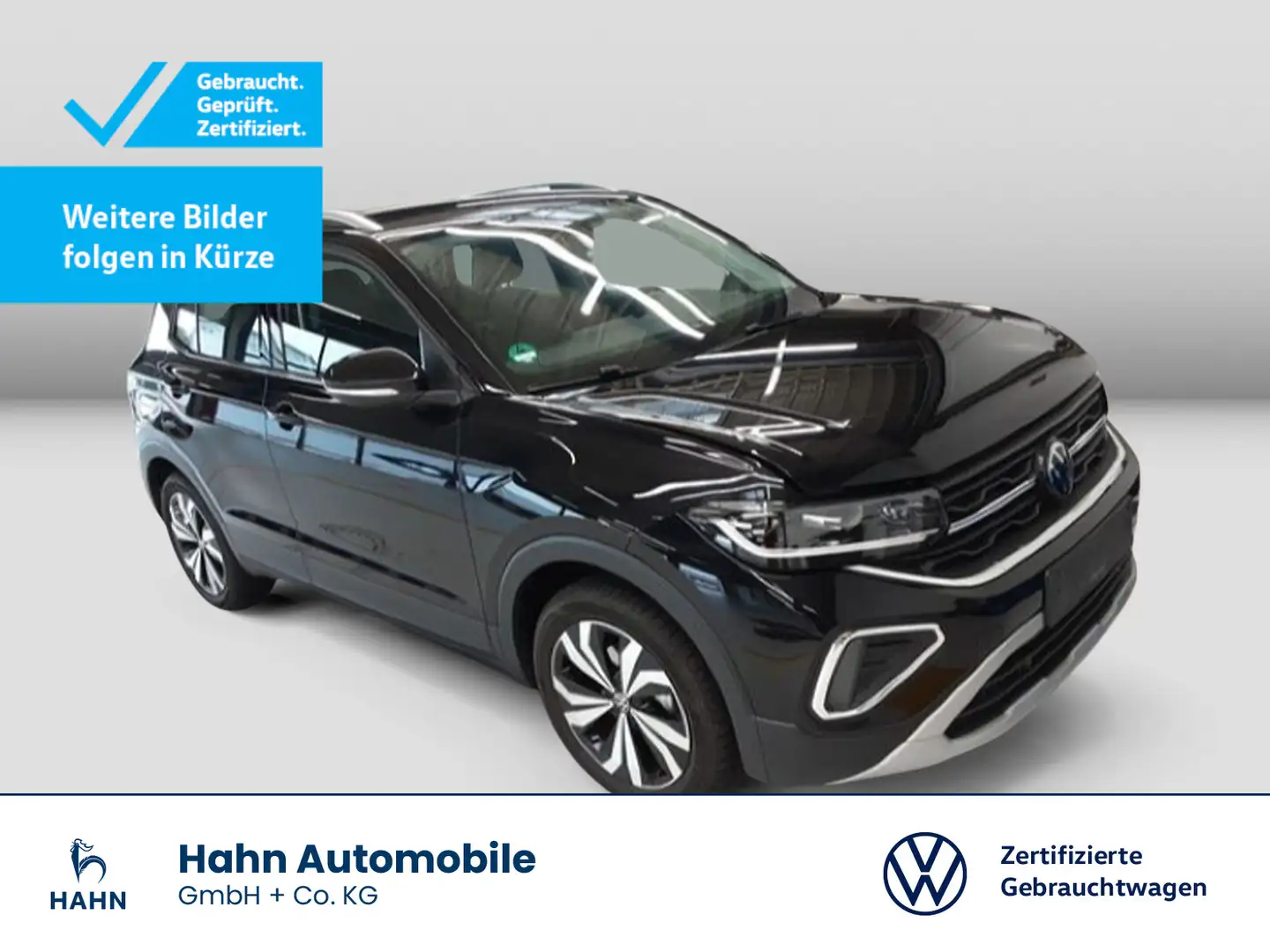 Volkswagen T-Cross 1.0 TSI DSG Style ACC Matrix Navi Sitzh Schwarz - 1