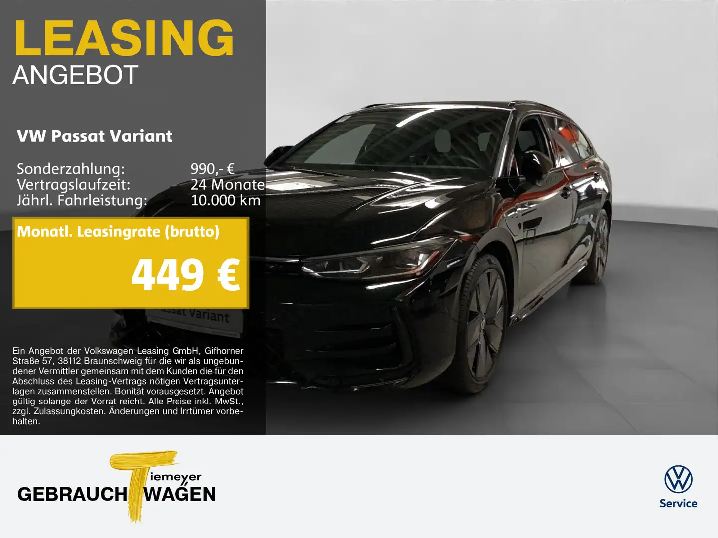 Volkswagen Passat Variant eHybrid R-LINE BLACK LM19 AHK KAM Schwarz - 1