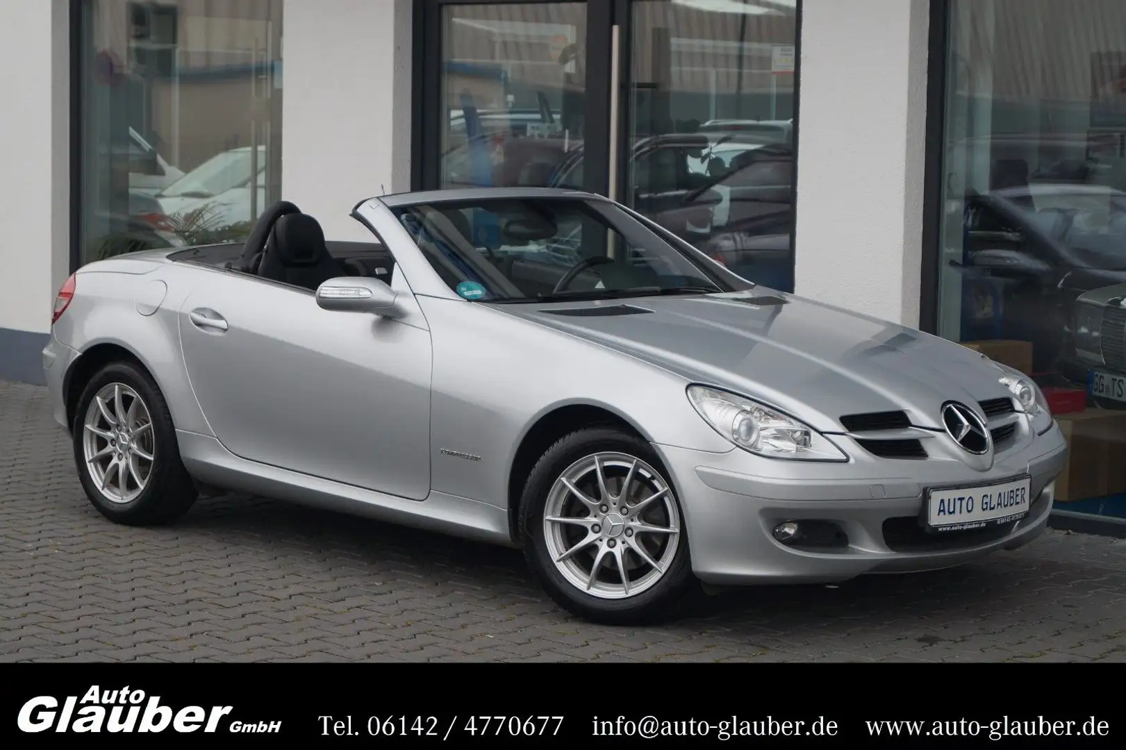 Mercedes-Benz SLK 200 Komp./Airscarf/Leder/Klima/Scheckheft Argent - 1
