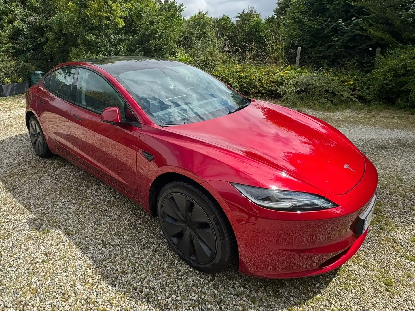 Tesla Model 3 Highland RWD Ultra Red Rood - 1