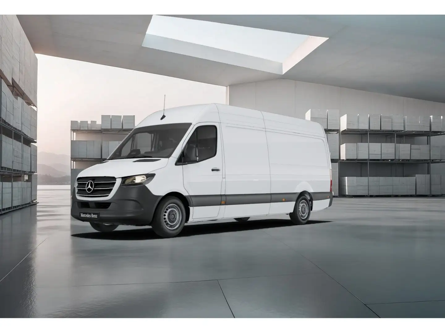 Mercedes-Benz Sprinter 317 CDI Kasten PRO Hochdach 4325 SHZ Weiß - 2