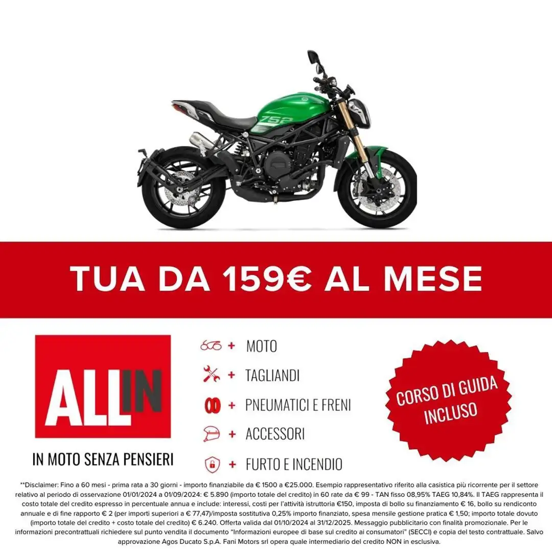Benelli 752 S . Verde - 2