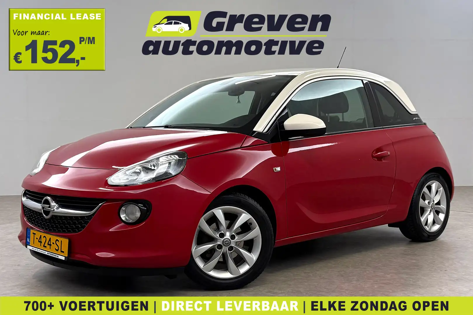 Opel Adam 1.4 Unlimited | Carplay | Cruise | Stoel/Stuur ver Rot - 1