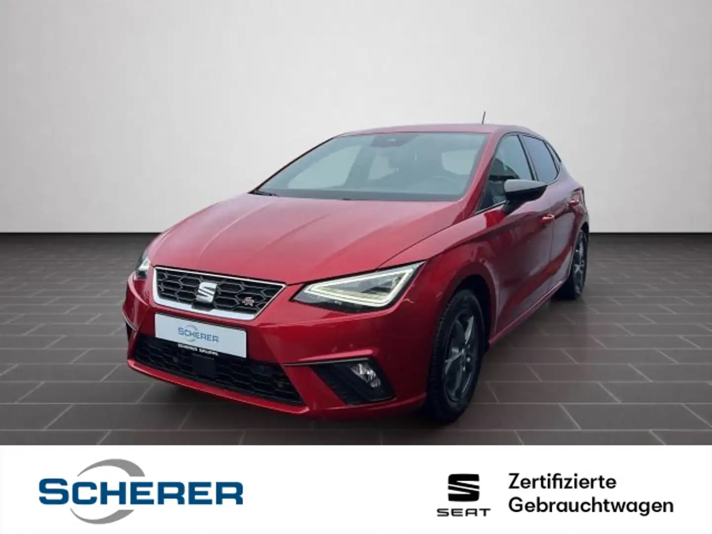 SEAT Ibiza FR 1.0 TSI NAVI CARPLAY SHZ LED ACC 18" Rot - 1