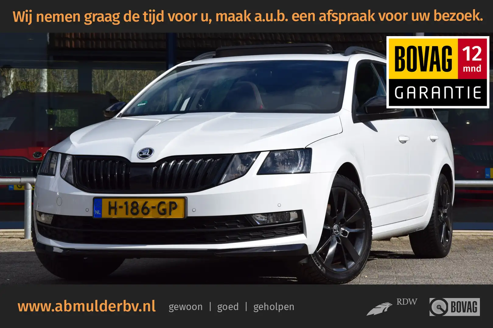 Skoda Octavia Combi 1.5 TSI Greentech Sport Business DSG Automaa Wit - 1