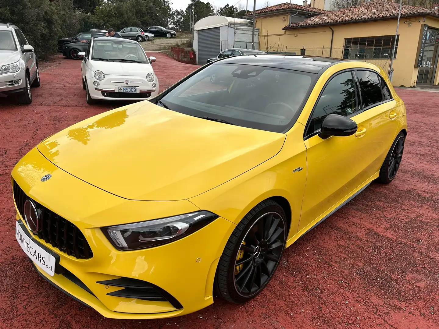 Mercedes-Benz A 35 AMG A 35 AMG 4matic auto full Scarico Miltek Iva esp. Giallo - 1