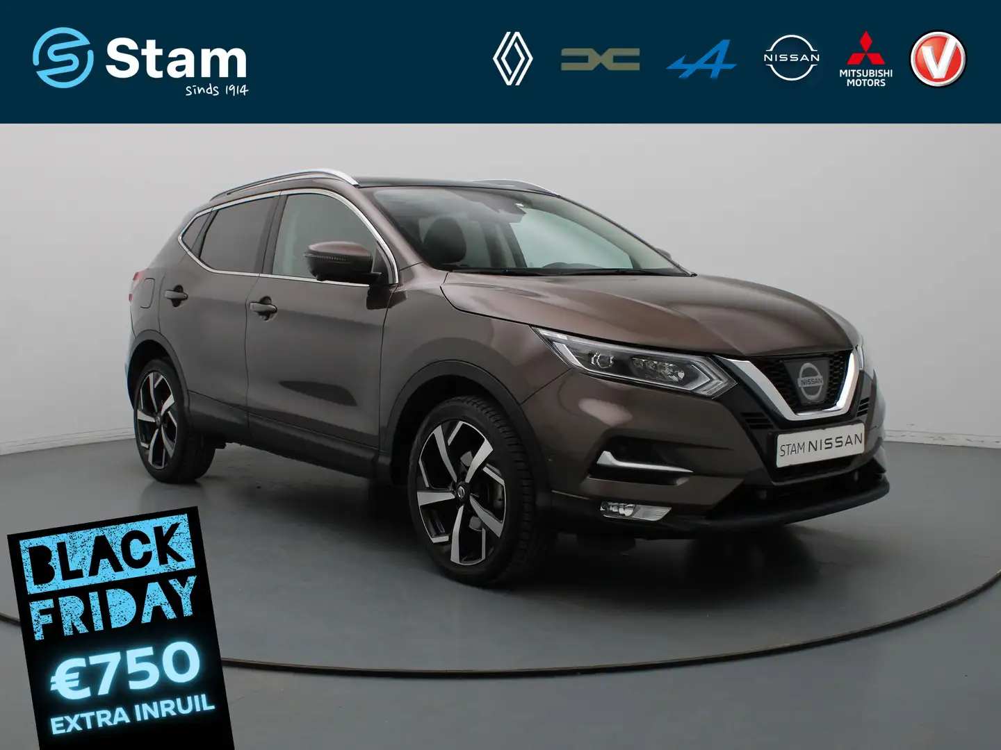 Nissan Qashqai 115pk Tekna+ Automaat Camera | Cruise | Parkeersen Braun - 1
