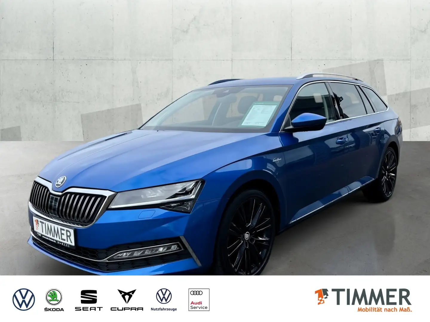 Skoda Superb Combi 2.0 TDI DSG L&K *AHK *CANTON *DCC *MATRIX * Blau - 1