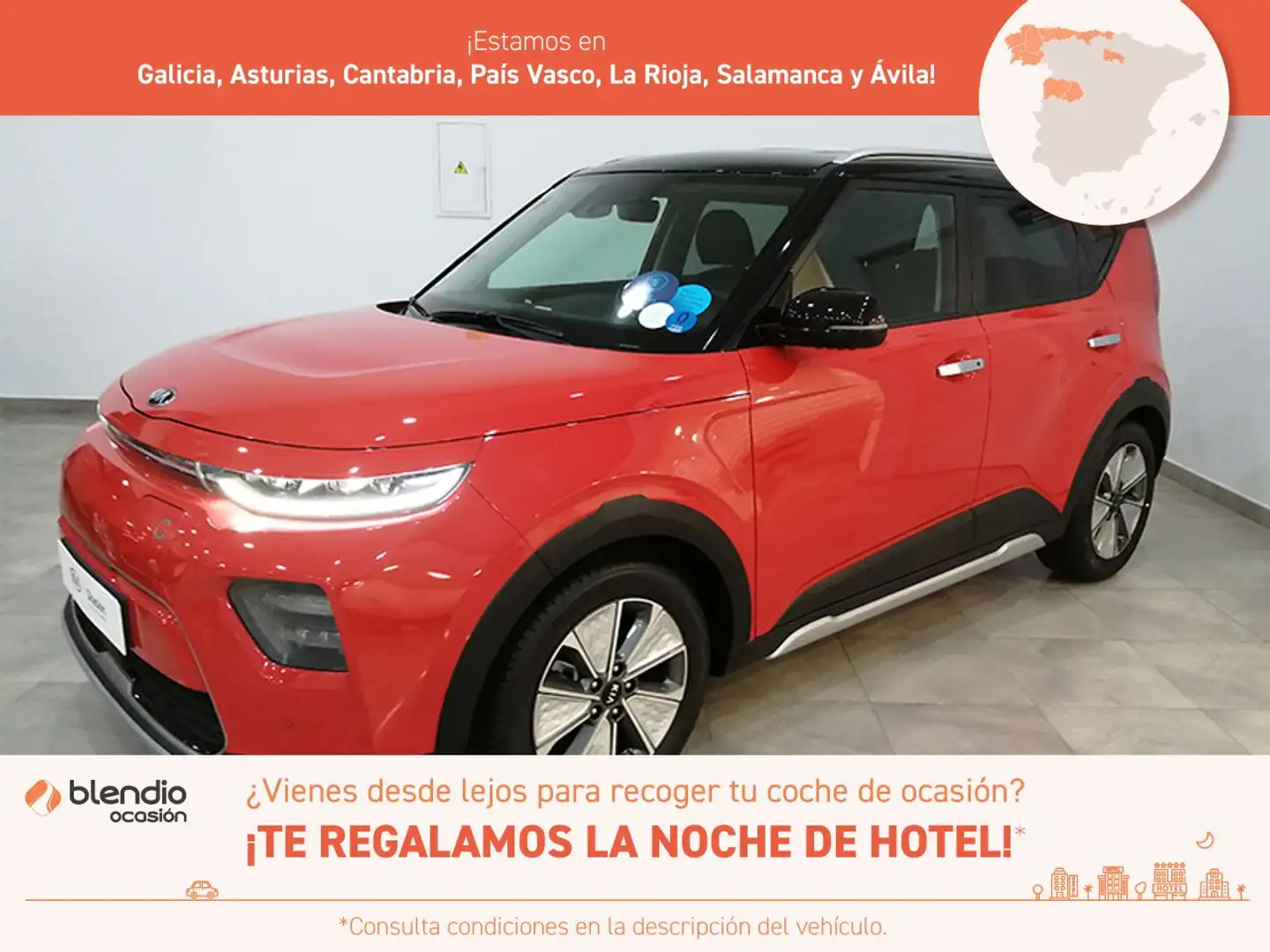 Kia Soul E-SOUL 150KW EMOTION 204 5P Rojo - 1