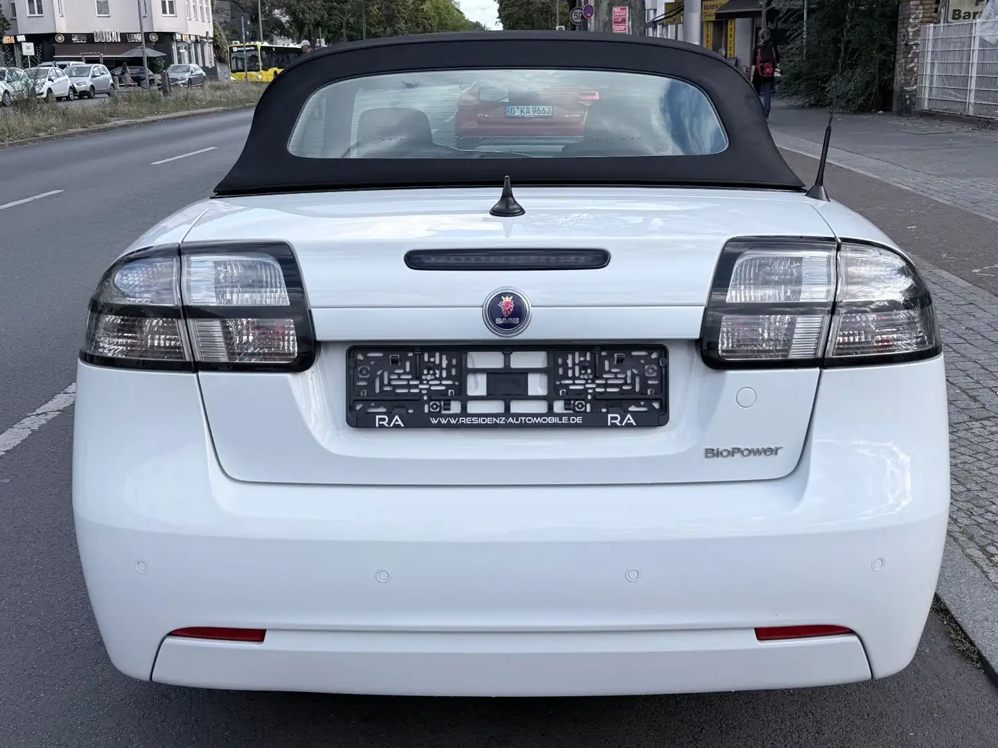 Saab 9-3 1.8t Bio-POWER*CABRIOLET*LEDER*SHZ*2.HAND* Weiß - 2