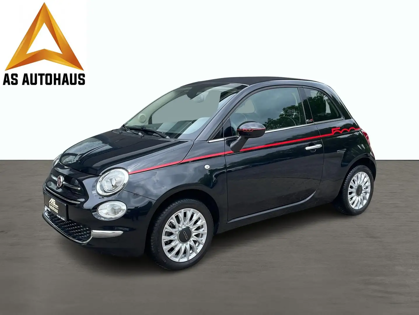 Fiat 500 Klimaautomatik Autom Sitzhg PDC Negro - 1